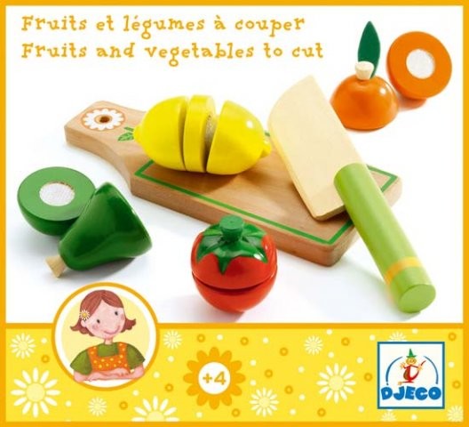 Djeco Schneidebrett mit Obst und Gemüse