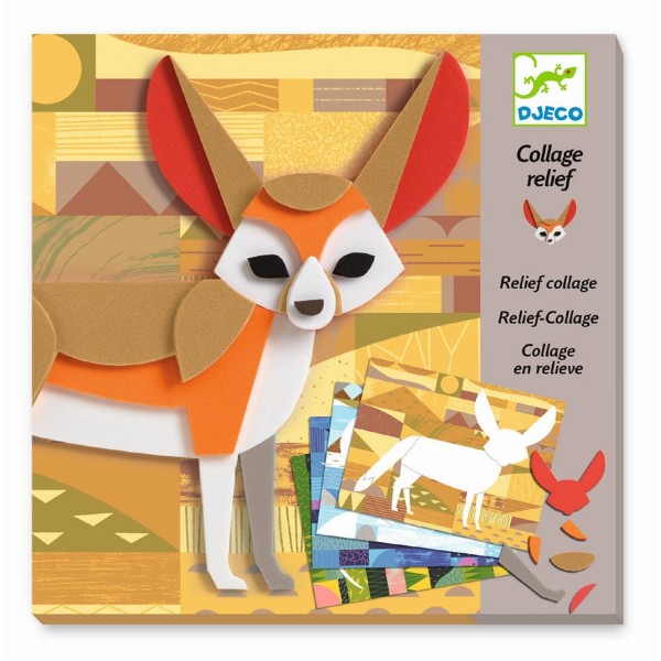 Djeco Bastelset Kollagen In der Wildnis 6+
