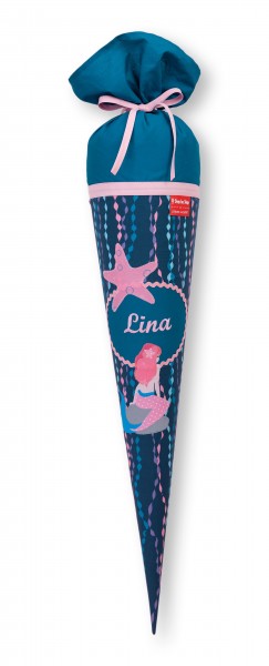 Crepes Suzette Schultüte mit Namen Meerjungfrau