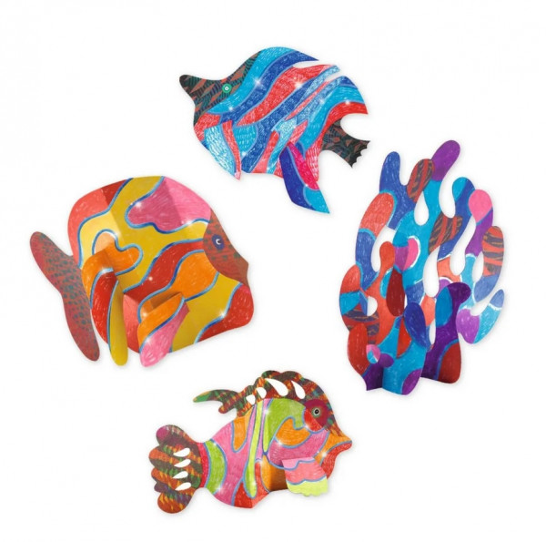 Djeco Mal und Bastelset Unter Wasser 3+