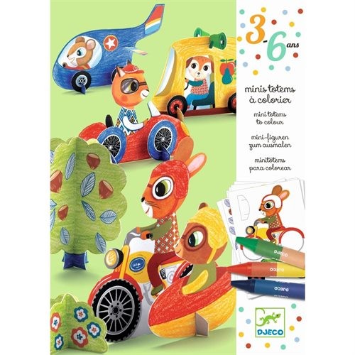 Djeco Bastelset 3-6 Designs Vroum Vroum 3+