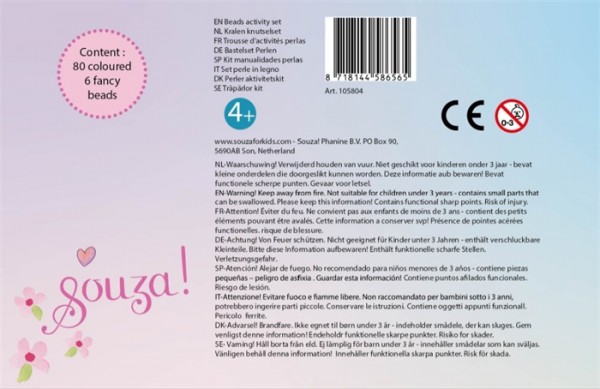 Souza Bastelset Regenbogenperlen 5+