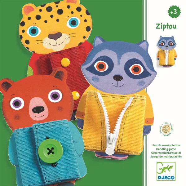 Djeco Lernspielzeug Ziptou 3+
