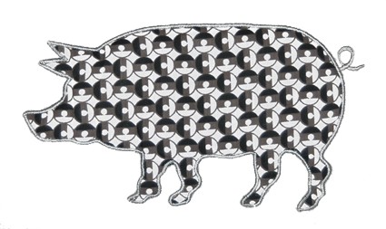 Taftan Bettwäsche Bauernhof grau 135x200