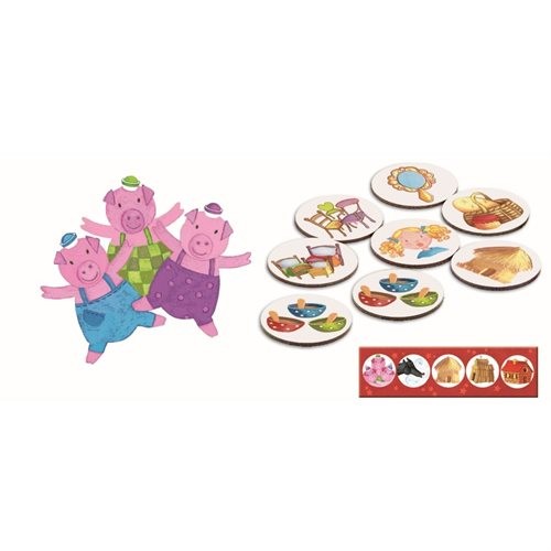 Djeco Memory Spiel Märchen Es war einmal 4+