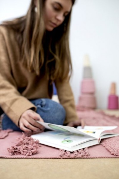 Lorena Canals Teppich Air Canyon Rose 170 x 240 cm waschbar