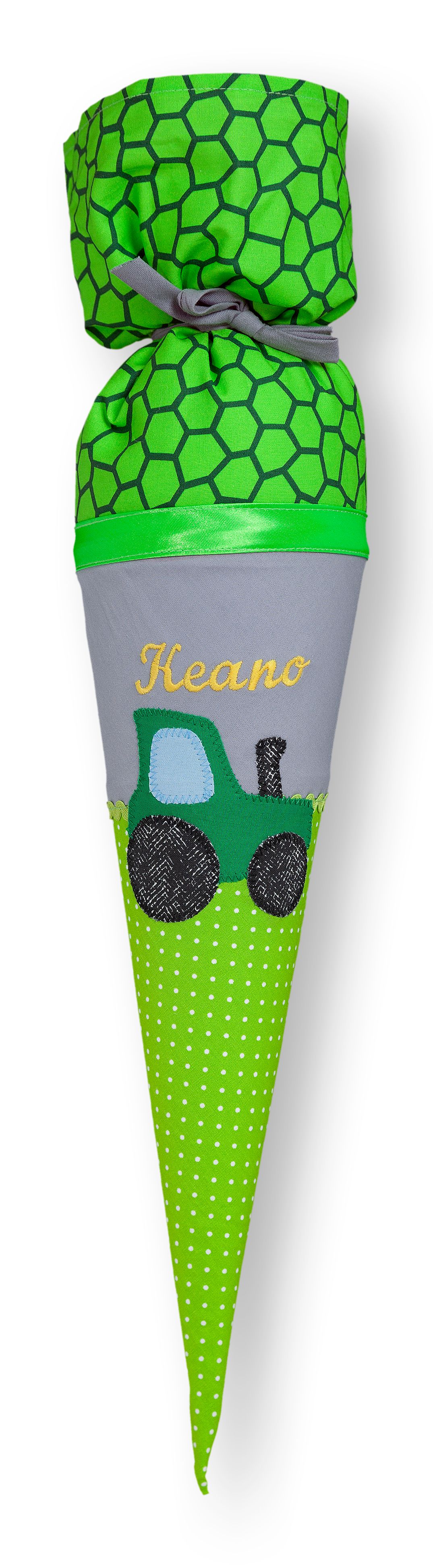 Crepe Suzettes Geschwistertüte Traktor Geschwistertüten