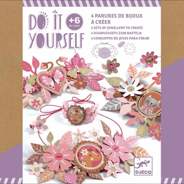 Djeco Do it Yourself Schmuckset Zarte Medaillons 6+