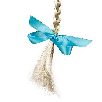 Souza for Kids Haarreif mit Zopf Lina, blond/blau