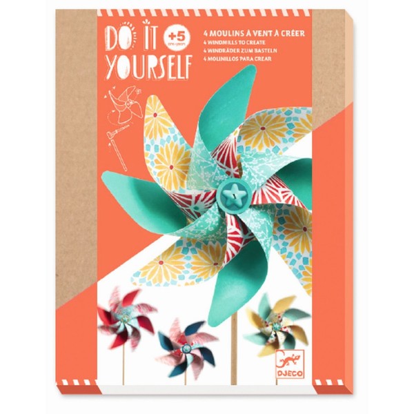 Djeco Batselset bunte Windräder Sweet 5+