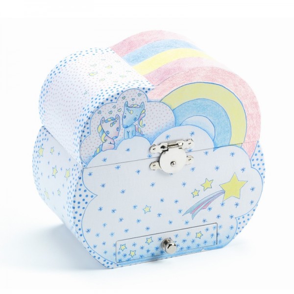 Djeco Schmuckkästchen mit Musik Einhorn 4+