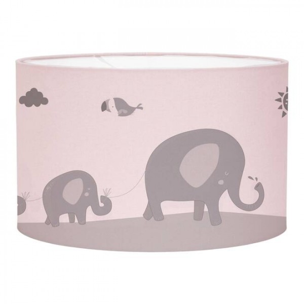 Little Dutch runde Hängelampe Silhouette Zoo Pink