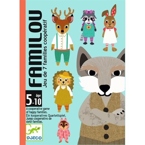 Djeco Kartenspiel Familou Quartettspiel 5+