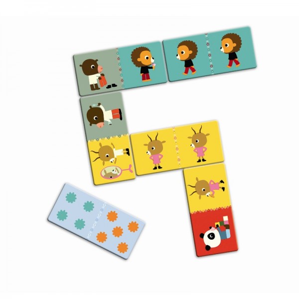 Djeco Domino Freunde 3+