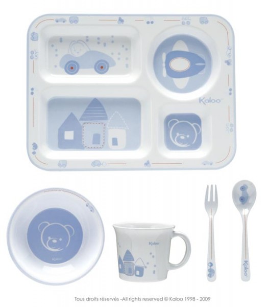 Kaloo Blue Melamin Kindergeschirr