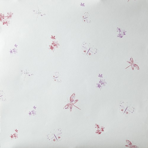 Caselio Oh La La Schmetterlingtapete lila 66195012