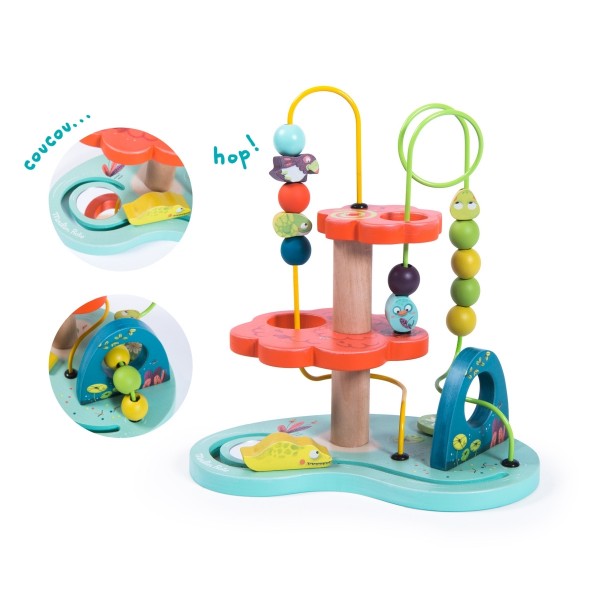 Moulin Roty Motorikschleife Perlenlabyrinth 1+