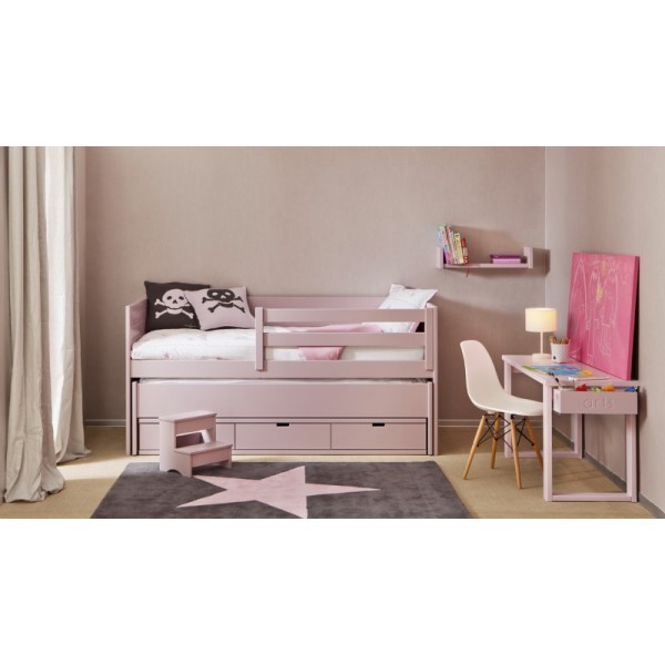 Lorena Canals Bettwäsche Sterne rosa/weiss 140x200cm