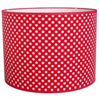 Taftan Pendellampe Punkte rot