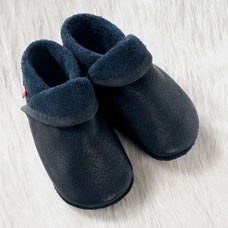 Pololo Krabbelschuh Klassik dunkelblau 20/21