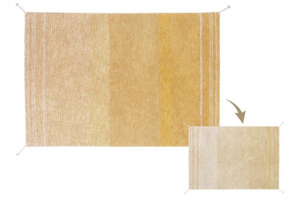 Lorena Canals Teppich Twin Amber 120x160cm waschbar Wendeteppich