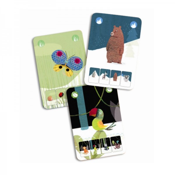 Djeco Kartenspiel Mini Nature 4+