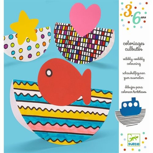 Djeco Schaukelfiguren zum ausmahlen 3+