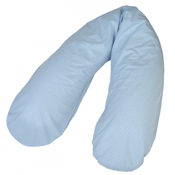 Lakaro Stillkissen Vichy Karo Hellblau