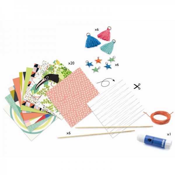 Djeco Papierkunst Papierperlen herstellen 7+