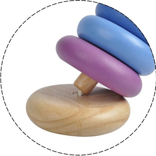 Plantoys bunter Stapelturm 18m+