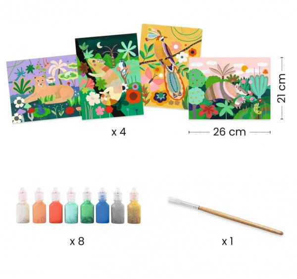 Djeco Malset Regenwald 7+