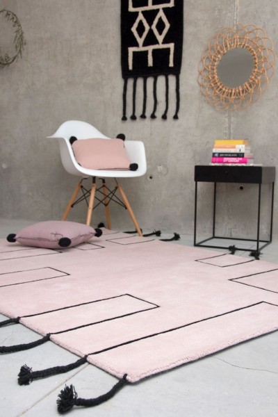 Lorena Canals Wollteppich Nordic Lines Vintage Nude 170x240