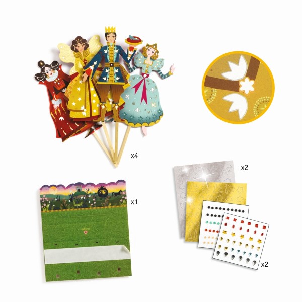 Djeco Do it Yourself Aschenputtel Marionetten basteln 5+