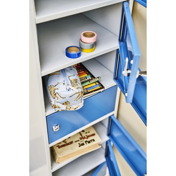 Petit Monkey Schlampermäppchen Tiger graublau