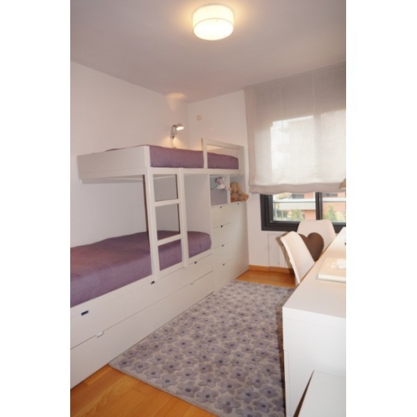 Lorena Canals Teppich Wolle Flowers Lila 140x200