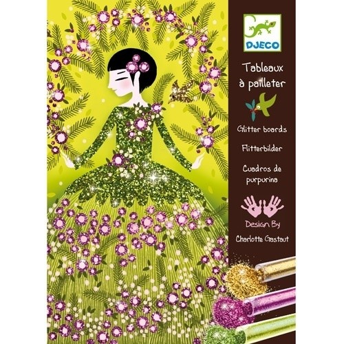 Djeco Glitzerbilder Glitzer Kleider 6+