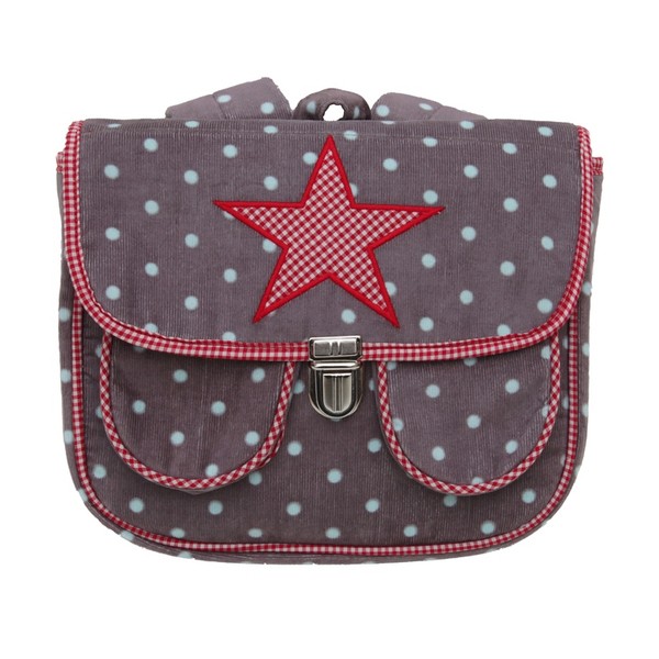 Plumplori Kindergartenrucksack Stern beige