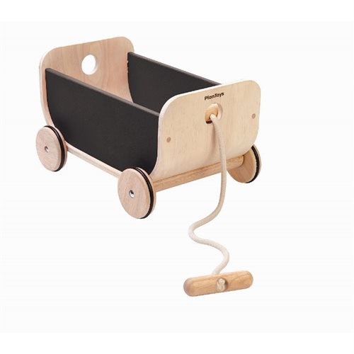 Plantoys Nachziehwagen schwarz 3+