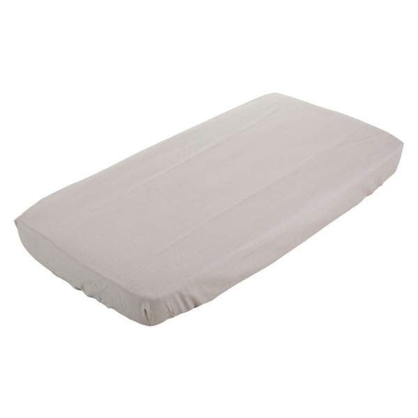 Little Dutch Spannbettlaken Wiege uni beige