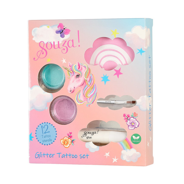 Souza for Kids Glitzer Tattoo Set Einhorn 3+