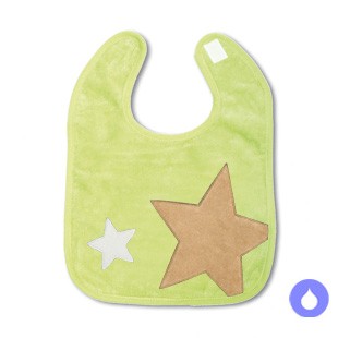 Babyboum Lätzchen Star lime