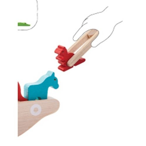 Plantoys Geschicklichkeitsspiel Balancing Boat 3+