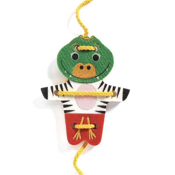 Djeco Lernspiel Fädelspiel Feltimix 3+