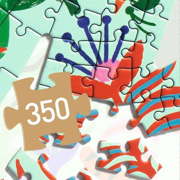 Djeco PuzzArt Puzzle Affe Monkey 350 Teile 7+
