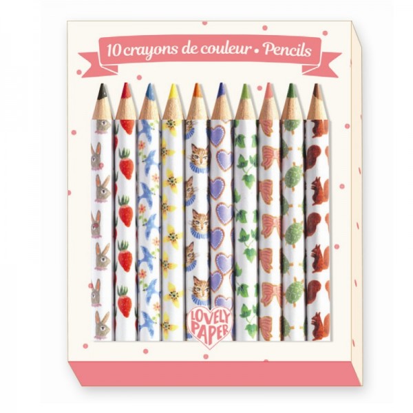 Djeco kleine Buntstifte Aiko 4+