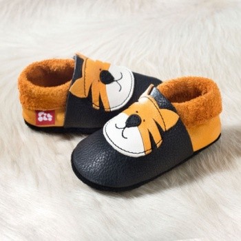 Orangenkinder Lederschuhe Tiger Tom