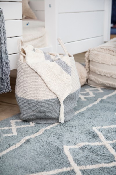 Lorena Canals waschbarer Kinderteppich Oasis Vintage Blau