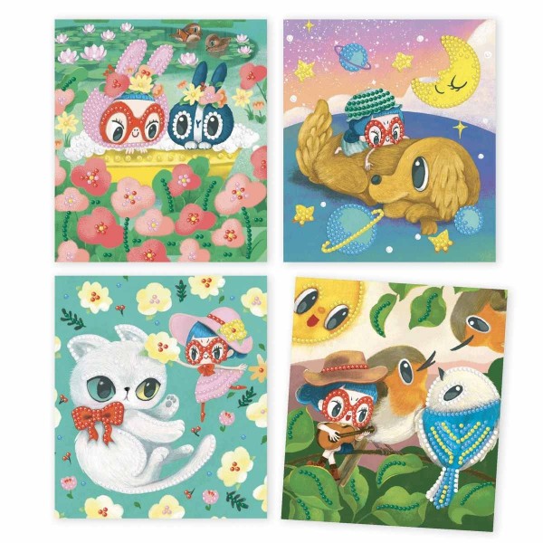 Djeco Bastelset Artistic Diams Freundschaften 7+