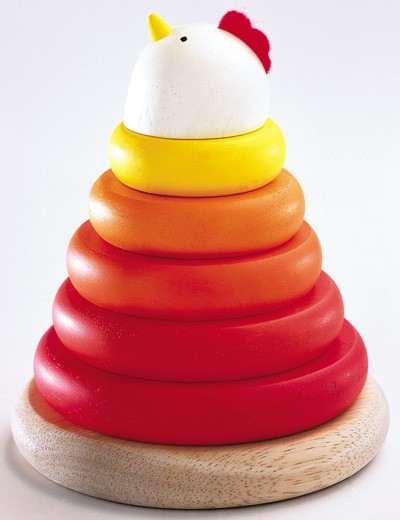 Djeco Steckspiel Huhn