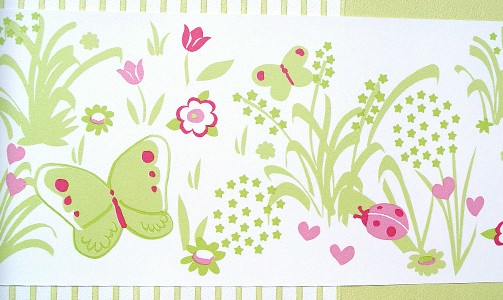 Caselio Bordüre Mily hellgrün